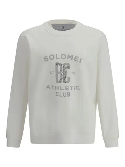 BRUNELLO CUCINELLI BRUNELLO CUCINELLI MEN SWEATSHIRT WITH PRINT