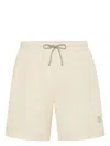 Brunello Cucinelli Logo-print Swim Shorts In Multicolor