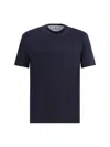 Brunello Cucinelli Monochrome T-shirt In Blue