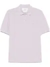 Brunello Cucinelli Cotton Logo Polo Shirt In Purple