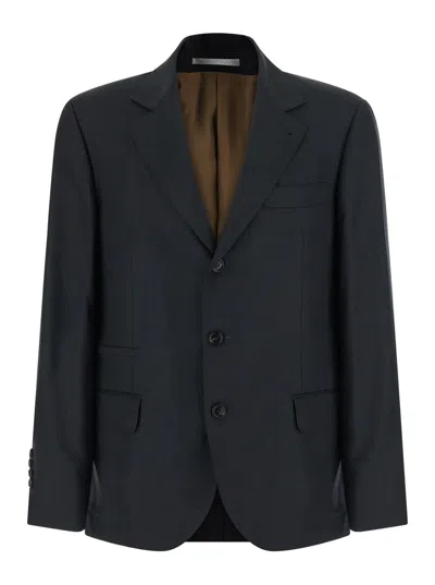 Brunello Cucinelli Men's Tailored Blazer Jacket In Multi