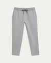 Brunello Cucinelli Men's Tapered-leg Drawstring Sweatpants In Dark Grey