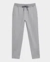 Brunello Cucinelli Men's Tapered-leg Drawstring Sweatpants In Dark Grey