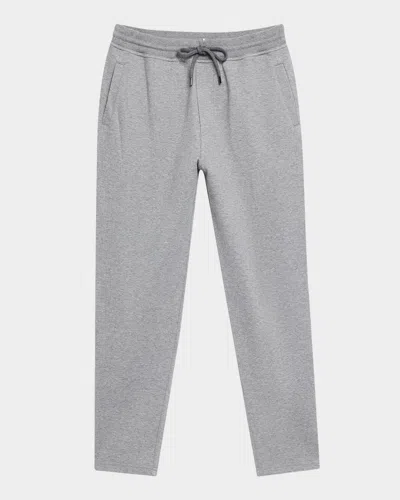 Brunello Cucinelli Men's Tapered-leg Drawstring Sweatpants In Dark Grey