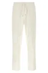 Brunello Cucinelli Men Techno Cotton Joggers In White
