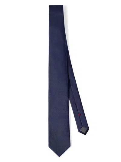 Brunello Cucinelli Men's Textured Silk Twill Tie In Pattern