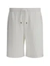 Brunello Cucinelli Cotton Blend Shorts With Elasticized Waistband