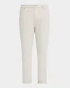 Brunello Cucinelli Men's Traditional-fit Denim Five-pocket Pants In Neutral