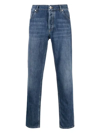 BRUNELLO CUCINELLI MEN'S TRADITIONAL FIT DENIM JEANS