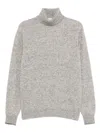 Brunello Cucinelli Men Turtle-neck Sweater In Gray