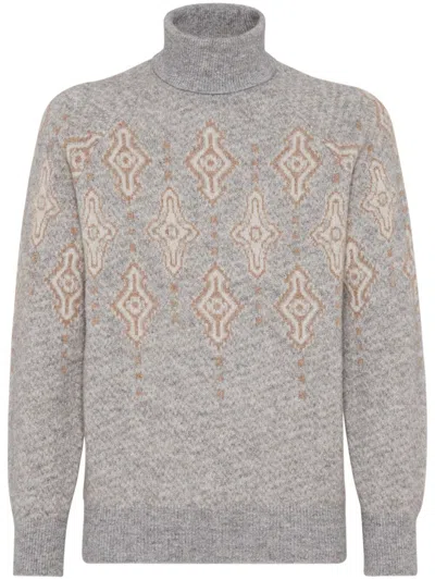 BRUNELLO CUCINELLI BRUNELLO CUCINELLI MEN TURTLENECK SWEATER