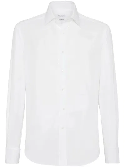 Brunello Cucinelli Men Tuxedo Shirt