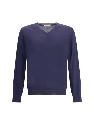BRUNELLO CUCINELLI BRUNELLO CUCINELLI MEN ULTRAFINE VIRGIN WOOL SWEATER