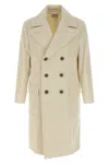 Brunello Cucinelli One-and-a-half Style Cashmere Wide Corduroy Coat In White