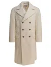 Brunello Cucinelli Men Velvet Coat In White