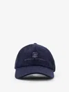 Brunello Cucinelli Logo-embroidered Baseball Cap In Blue