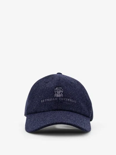 BRUNELLO CUCINELLI BRUNELLO CUCINELLI MEN VIRGIN WOOL BASEBALL HAT