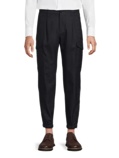 Brunello Cucinelli Men's Virgin Wool Cargo Trousers