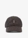 Brunello Cucinelli Men Virgin Wool Hat In Brown