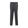 Brunello Cucinelli Men Virgin Wool Pants In Gray