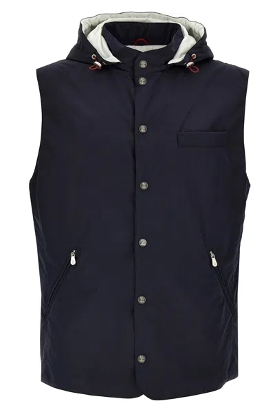 BRUNELLO CUCINELLI BRUNELLO CUCINELLI MEN WATER-REPELLENT VEST