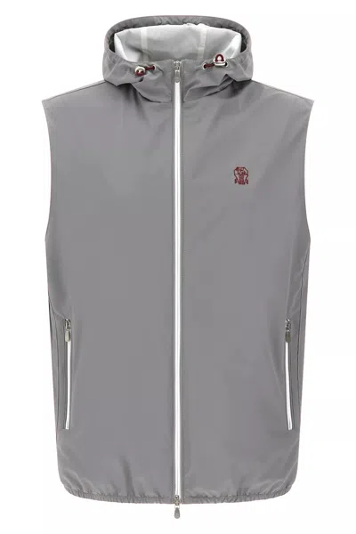 BRUNELLO CUCINELLI BRUNELLO CUCINELLI MEN WATER-REPELLENT VEST