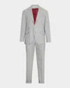 Brunello Cucinelli Men's Wool Chalk Stripe Two-piece Suit In Medium Grey