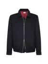 Brunello Cucinelli Stand-collar Zip Jacket In Black