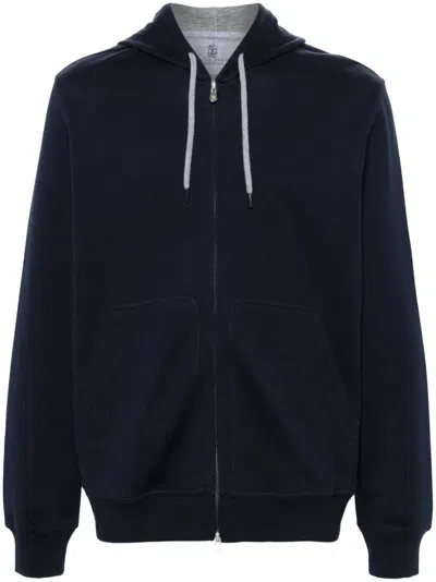 BRUNELLO CUCINELLI BRUNELLO CUCINELLI MEN ZIP-UP SWEATSHIRT
