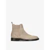Brunello Cucinelli Suede Chelsea Boots In Grey