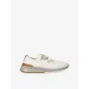 Brunello Cucinelli Knitted Sneakers In Neutral