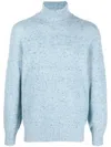 Brunello Cucinelli Roll-neck Knit Jumper In Multi