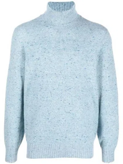 Brunello Cucinelli Roll-neck Knit Jumper In Multi