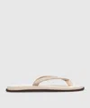 Brunello Cucinelli Rubber Flip-flop Slides In Brown