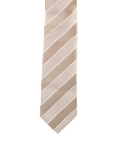 Pre-owned Brunello Cucinelli Mens Tie In Neutral
