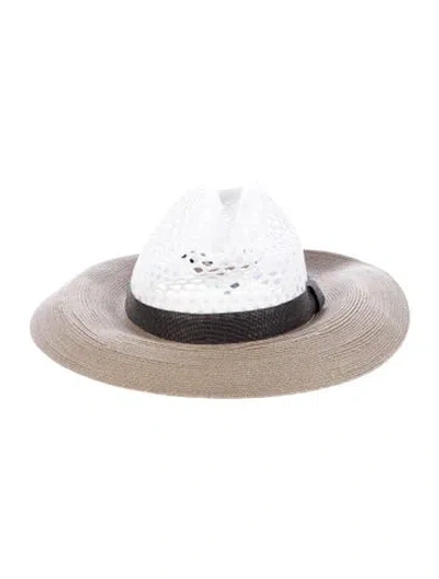 Pre-owned Brunello Cucinelli Mesh Hat In Neutral