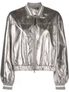 金属感设计飞行员夹克
