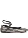 Brunello Cucinelli Ballerinas Im Metallic-look