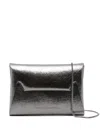 Brunello Cucinelli Metallic Flap Clutch Bag