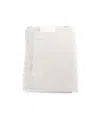 Brunello Cucinelli Metallic Frayed Scarf In White