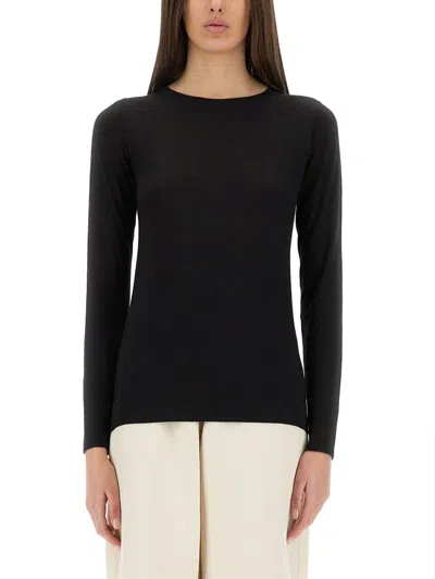 Brunello Cucinelli Cashmere And Silk Sweater In Black