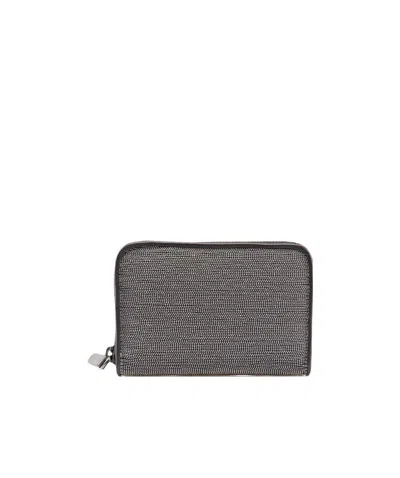 Brunello Cucinelli Metallic Purse In Black