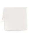 Brunello Cucinelli Metallic-thread Scarf In Weiss