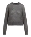 Brunello Cucinelli Women's Mohair Lame Sweater In Black