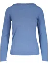 Brunello Cucinelli Metallic-threading Jumper In Blau
