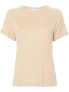 Brunello Cucinelli Metallic-threading T-shirt In Neutrals