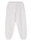 Brunello Cucinelli Metallic-threading Trousers In Neutrals