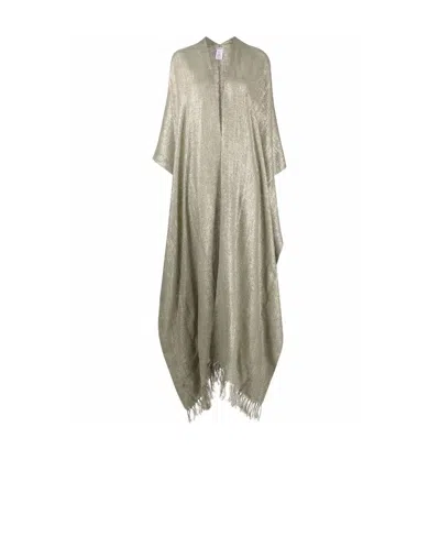 Brunello Cucinelli Metallic-thread Oversized Scarf