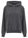 Brunello Cucinelli Micro Sequin Hoodie Sweatshirt Gray