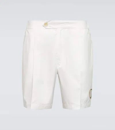 Brunello Cucinelli Mid-rise Bermuda Shorts In White